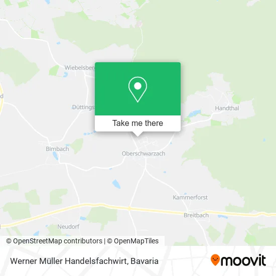 Карта Werner Müller Handelsfachwirt