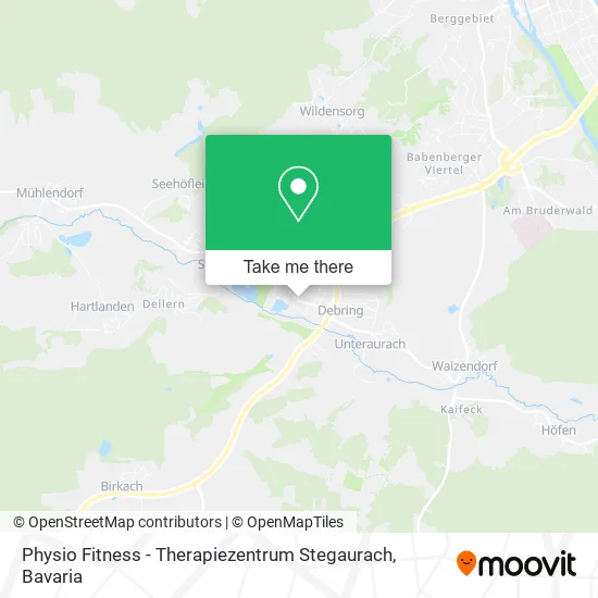 Карта Physio Fitness - Therapiezentrum Stegaurach