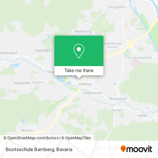 Карта Bootsschule Bamberg