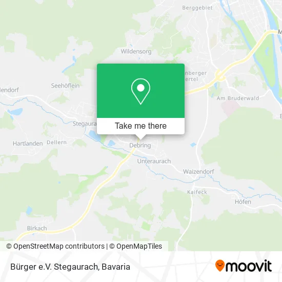 Карта Bürger e.V. Stegaurach