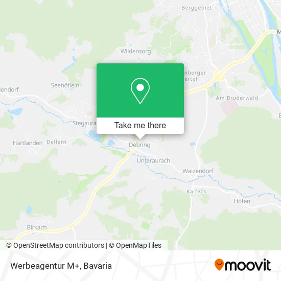 Карта Werbeagentur M+