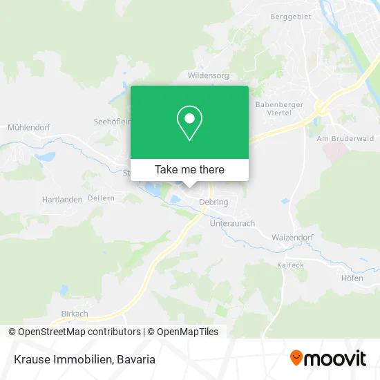 Карта Krause Immobilien
