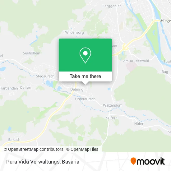 Карта Pura Vida Verwaltungs