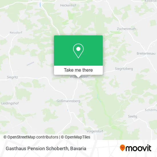 Карта Gasthaus Pension Schoberth