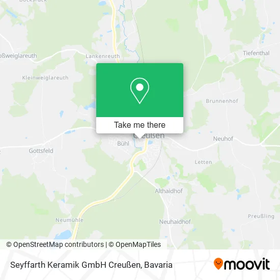 Карта Seyffarth Keramik GmbH Creußen