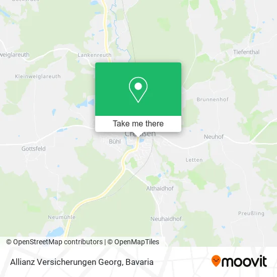 Карта Allianz Versicherungen Georg