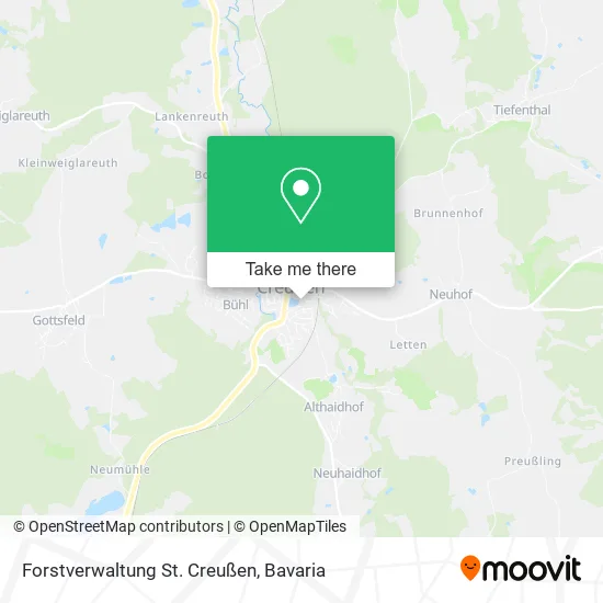 Карта Forstverwaltung St. Creußen