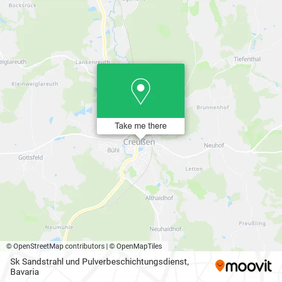 Sk Sandstrahl und Pulverbeschichtungsdienst map