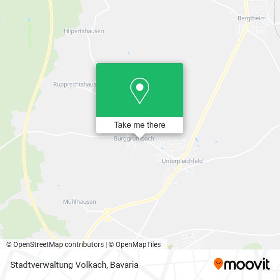 Stadtverwaltung Volkach map