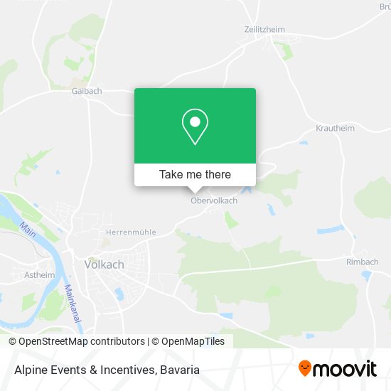 Alpine Events & Incentives map