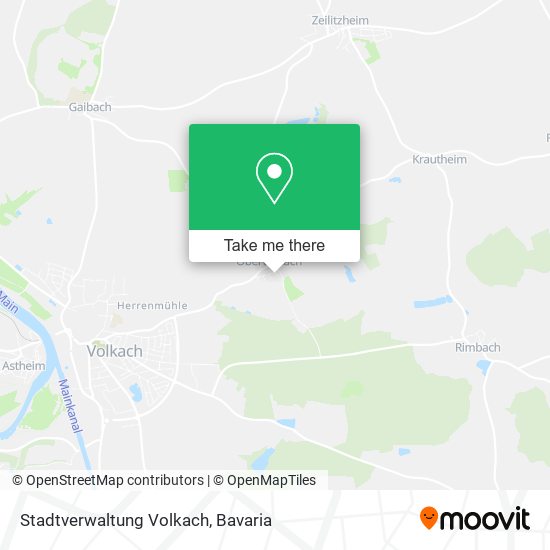 Stadtverwaltung Volkach map