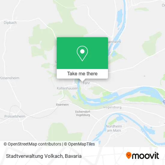 Карта Stadtverwaltung Volkach