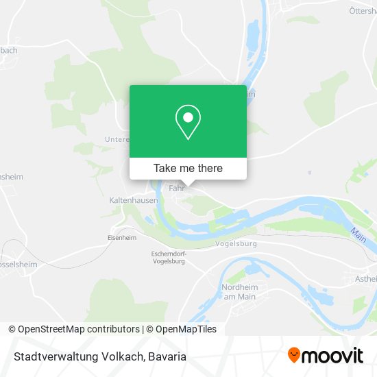 Stadtverwaltung Volkach map