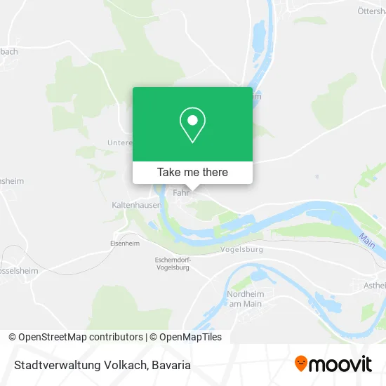 Карта Stadtverwaltung Volkach