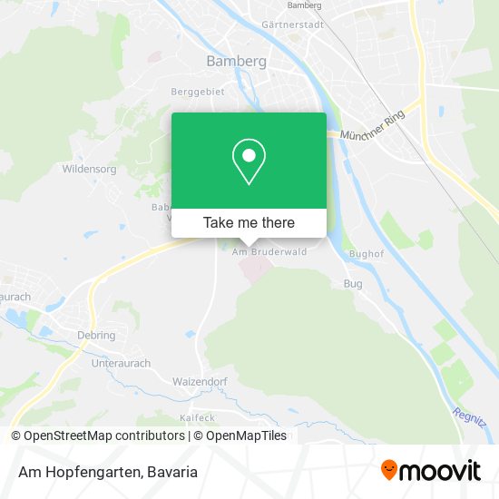 Am Hopfengarten map