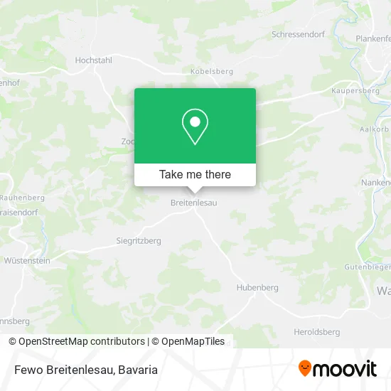 Карта Fewo Breitenlesau