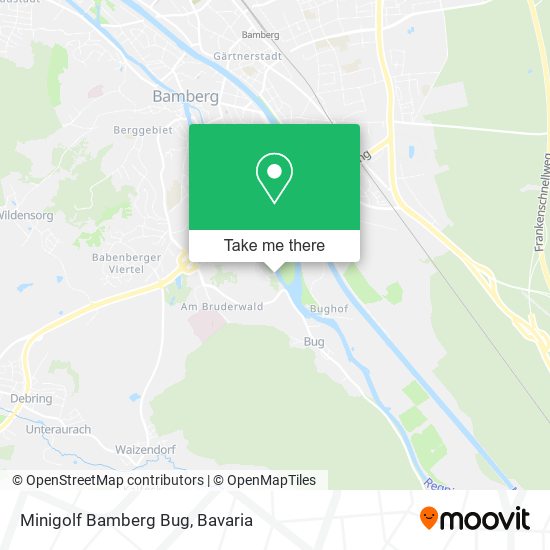 Minigolf Bamberg Bug map