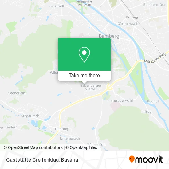 Карта Gaststätte Greifenklau