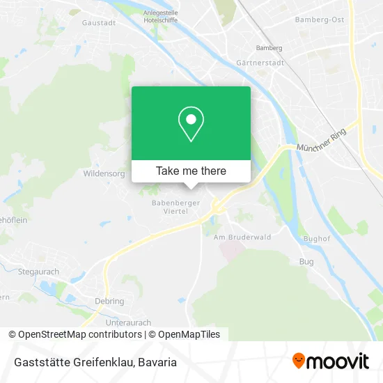 Карта Gaststätte Greifenklau