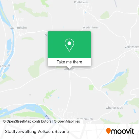 Карта Stadtverwaltung Volkach