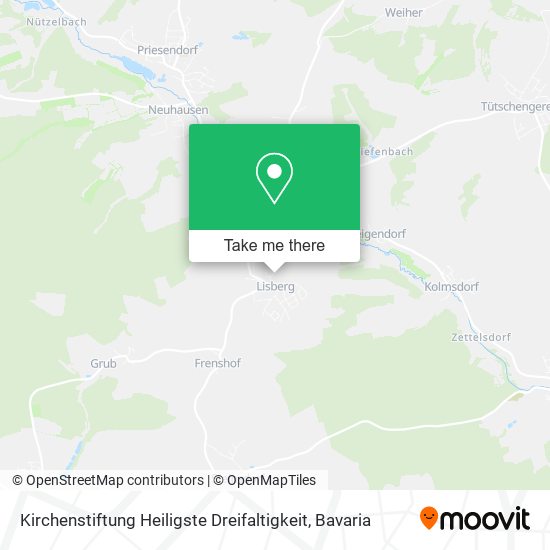 Kirchenstiftung Heiligste Dreifaltigkeit map