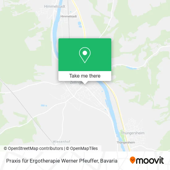 Карта Praxis für Ergotherapie Werner Pfeuffer