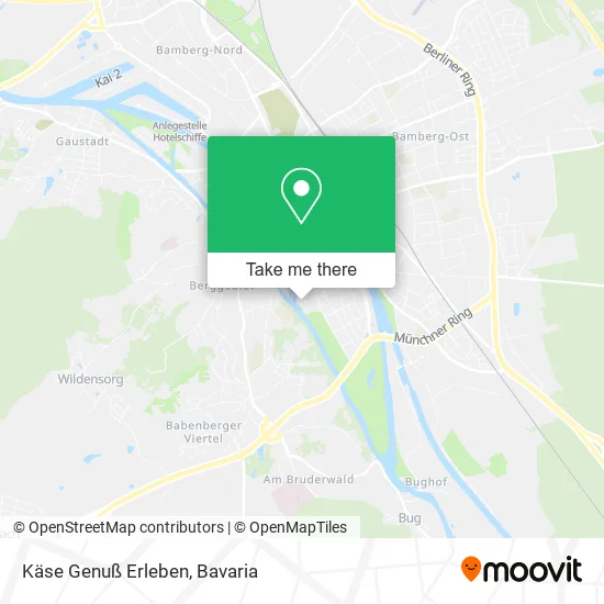 Карта Käse Genuß Erleben