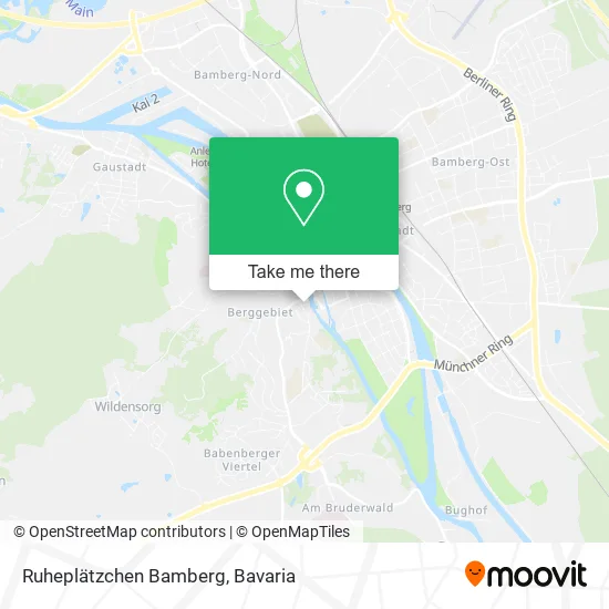 Карта Ruheplätzchen Bamberg