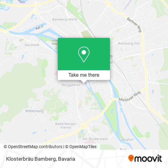 Klosterbräu Bamberg map