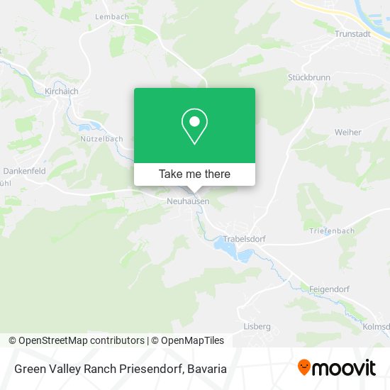 Green Valley Ranch Priesendorf map