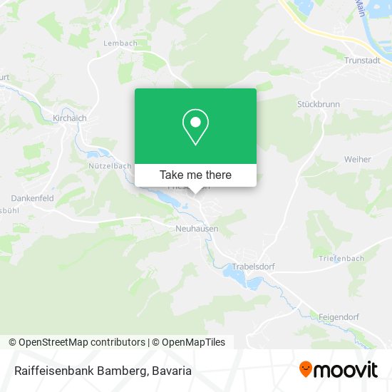 Raiffeisenbank Bamberg map