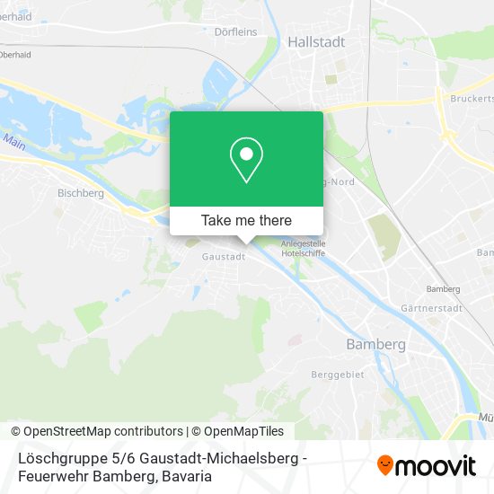 Карта Löschgruppe 5 / 6 Gaustadt-Michaelsberg - Feuerwehr Bamberg