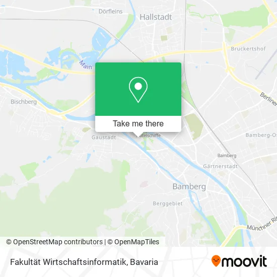 Карта Fakultät Wirtschaftsinformatik