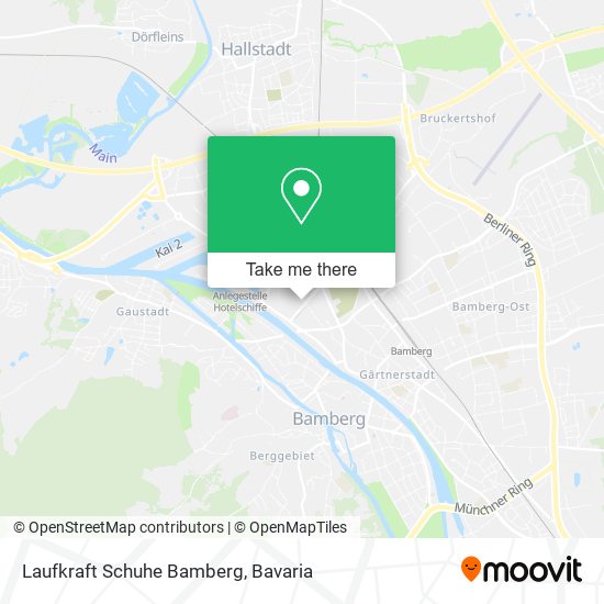 Карта Laufkraft Schuhe Bamberg