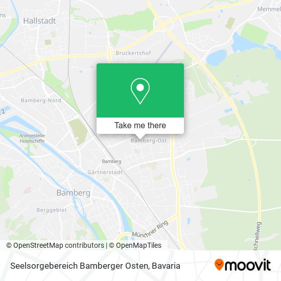 Seelsorgebereich Bamberger Osten map