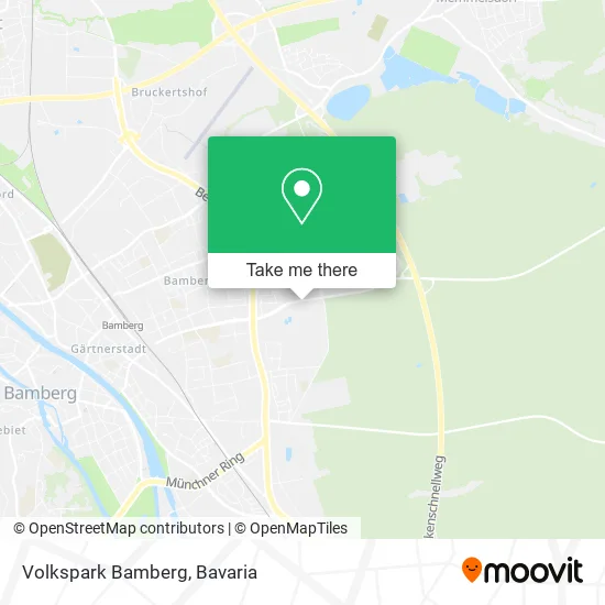 Карта Volkspark Bamberg