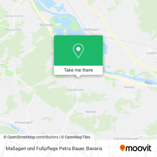 Карта Maßagen und Fußpflege Petra Bauer