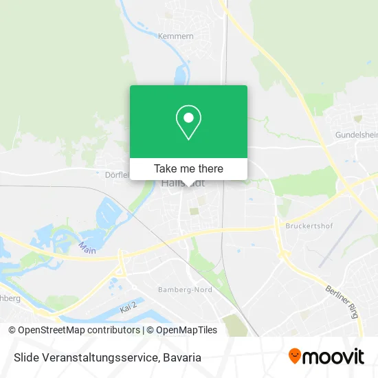 Карта Slide Veranstaltungsservice