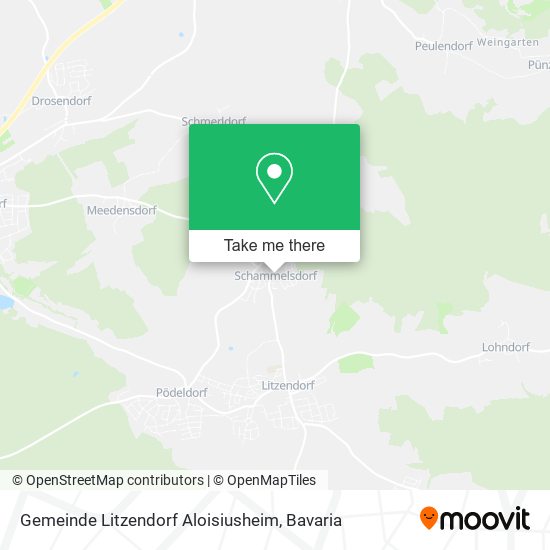 Gemeinde Litzendorf Aloisiusheim map