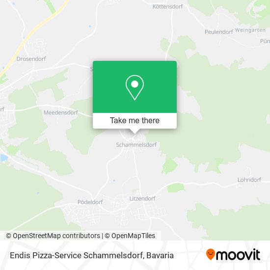 Endis Pizza-Service Schammelsdorf map