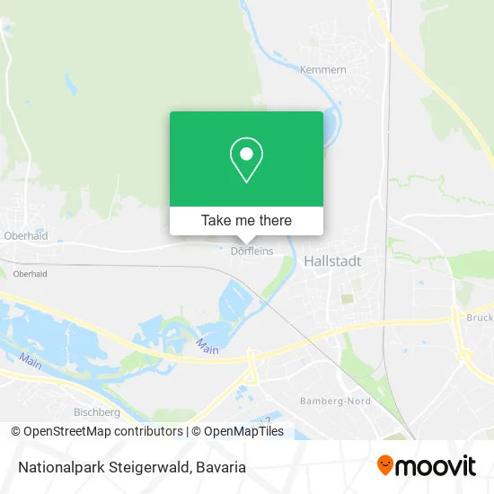 Карта Nationalpark Steigerwald