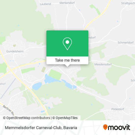 Memmelsdorfer Carneval-Club map
