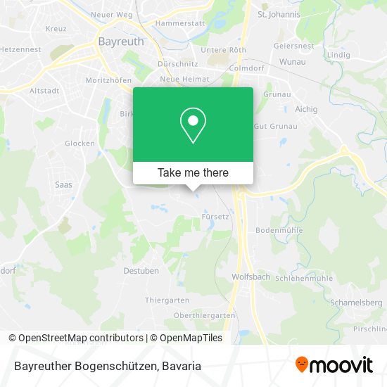 Bayreuther Bogenschützen map