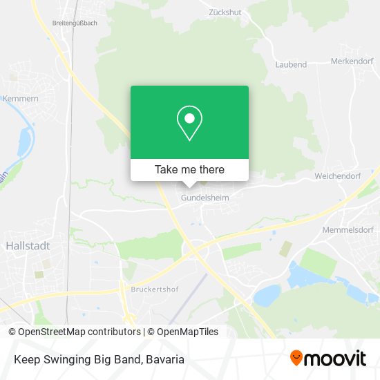 Keep Swinging Big Band map