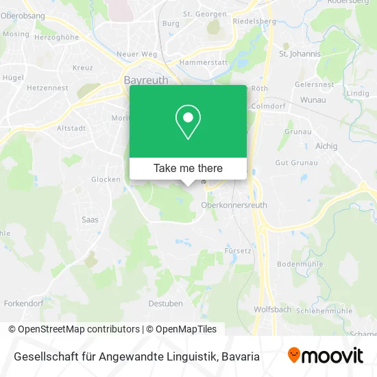 Карта Gesellschaft für Angewandte Linguistik