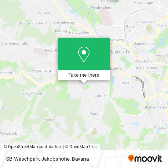 SB-Waschpark Jakobshöhe map