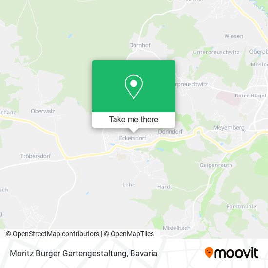 Карта Moritz Burger Gartengestaltung