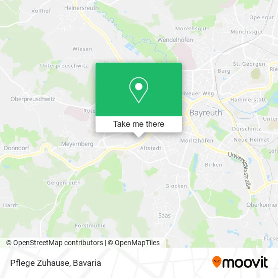 Карта Pflege Zuhause