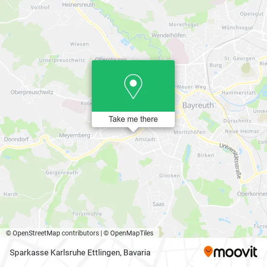 Карта Sparkasse Karlsruhe Ettlingen