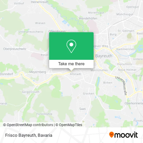 Карта Frisco Bayreuth